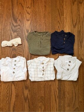 Lou Lou and Co Newborn Knotted Gown Bundle